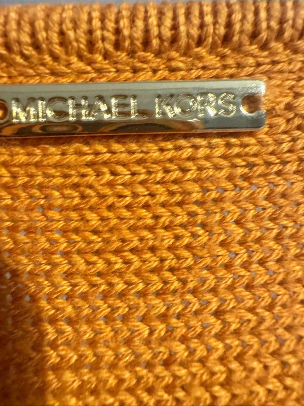Michael Kors Mustard Yellow Knit Sweater